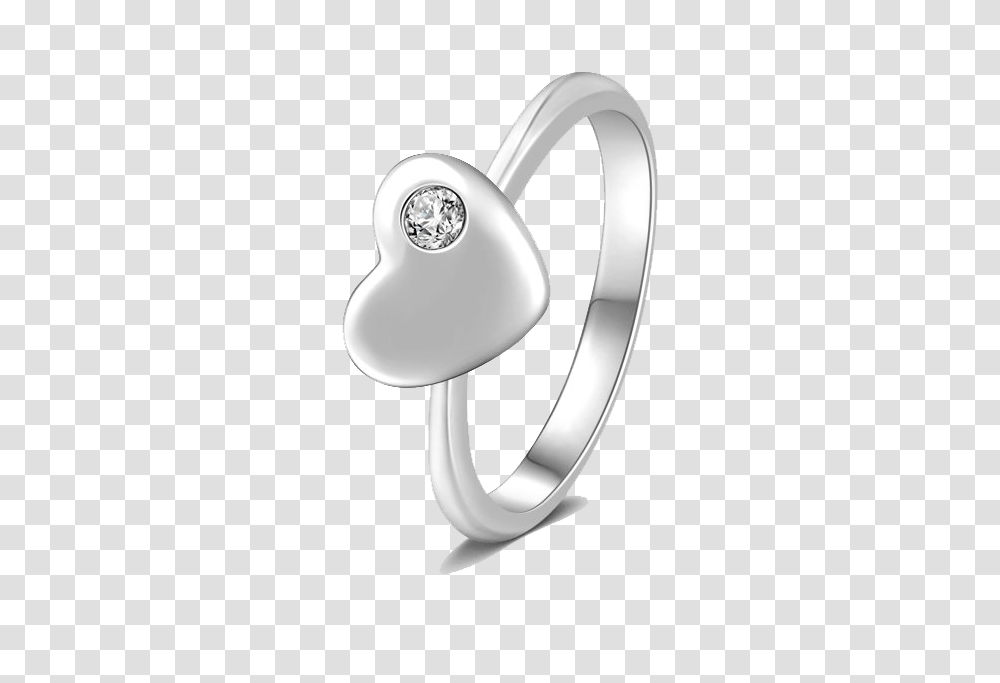 Download Silver Heart Ring Image Promise Ring Promise Ring, Accessories, Accessory, Jewelry, Platinum Transparent Png