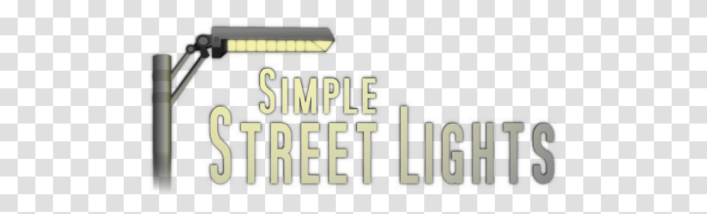 Download Simple Street Lights Building, Text, Alphabet, Word, Symbol Transparent Png
