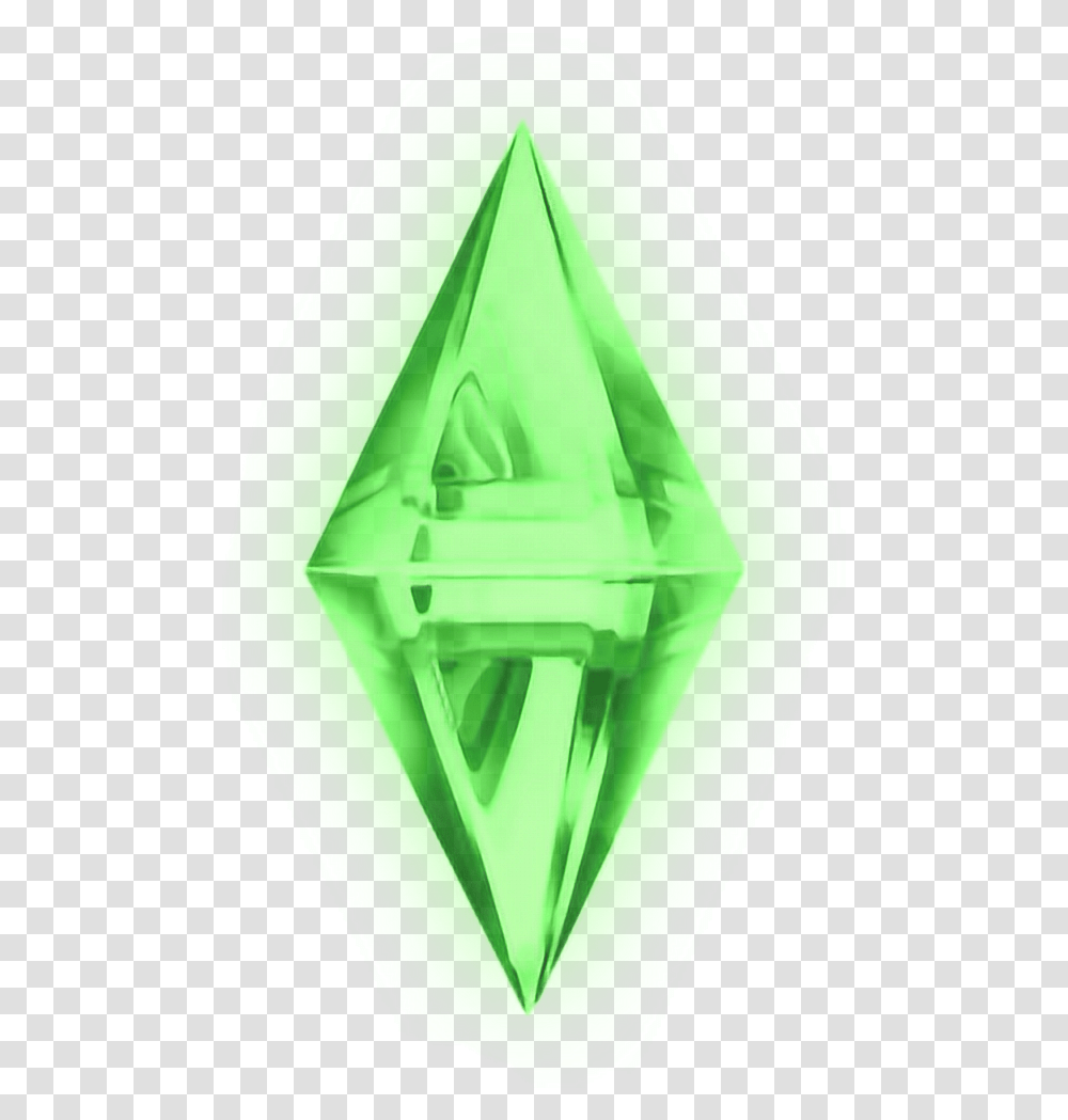 Download Sims Aureola Sticker By Sims Plumbob Yellow, Crystal, Art, Sphere, Lighting Transparent Png
