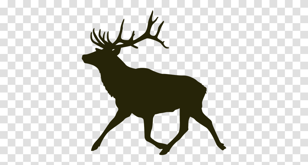 Download Single Dark Green Tree Imagination And Design A Poster, Elk, Deer, Wildlife, Mammal Transparent Png