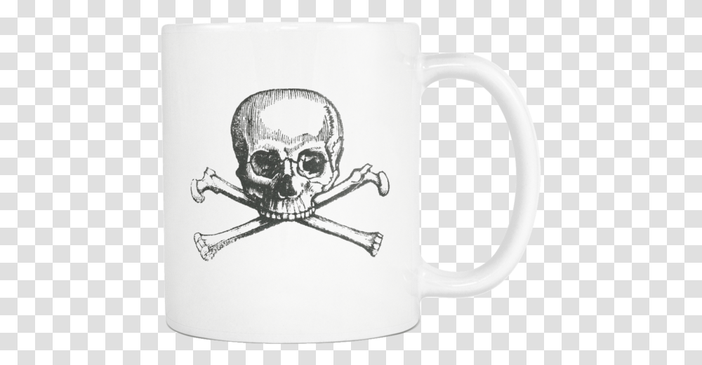 Download Skull Crossbones Halloween Skull And Crossbones Drawing, Coffee Cup, Person, Human Transparent Png