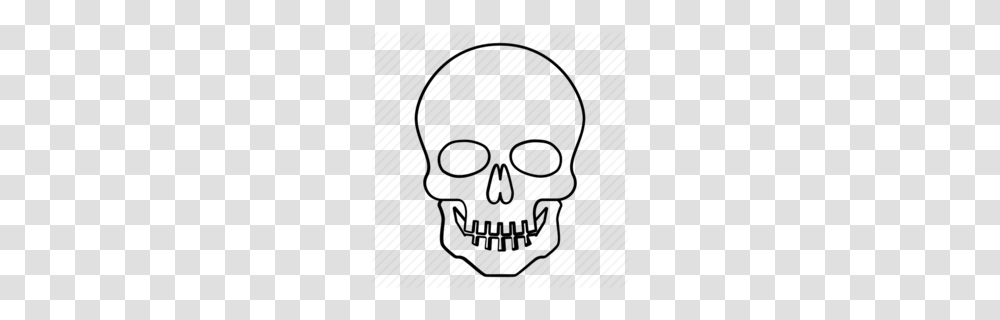 Download Skull Outline Clipart Skull Nose Clip Art, Necklace, Accessories, Accessory, Head Transparent Png