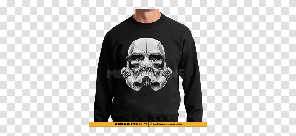 Download Skull Trooper Star Wars Shirt Megaphone Loja Only Thing I Smoke Is Mid, Clothing, Apparel, Sweatshirt, Sweater Transparent Png