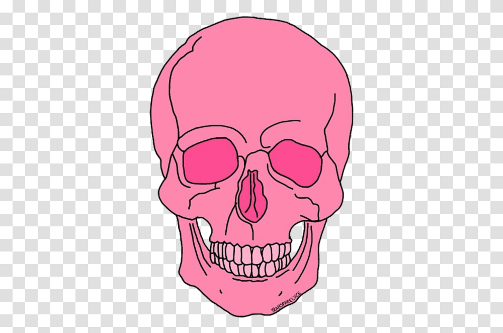 Download Skull Tumblr Aesthetic Background Skull, Head, Jaw, Alien, Drawing Transparent Png