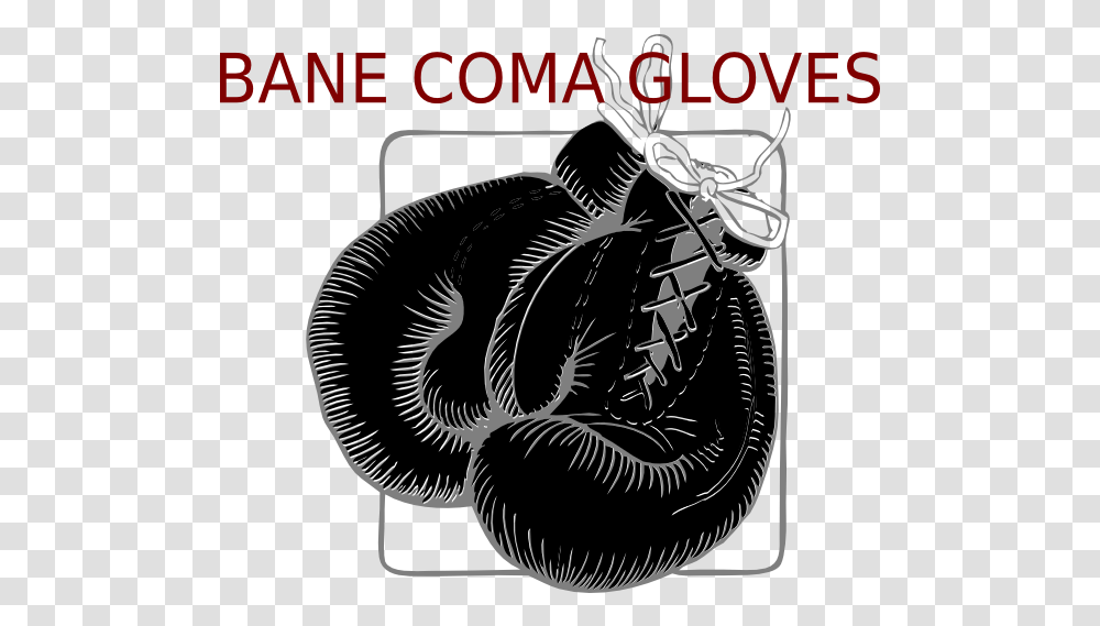 Download Small White Boxing Gloves Icon Shower Curtain, Text, Wasp, Bee, Insect Transparent Png