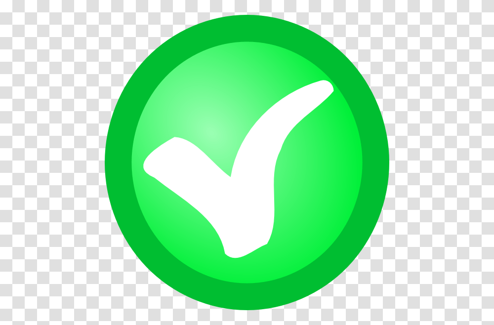 Download Small White Check Mark On Green Circle Clipart, Logo, Trademark Transparent Png