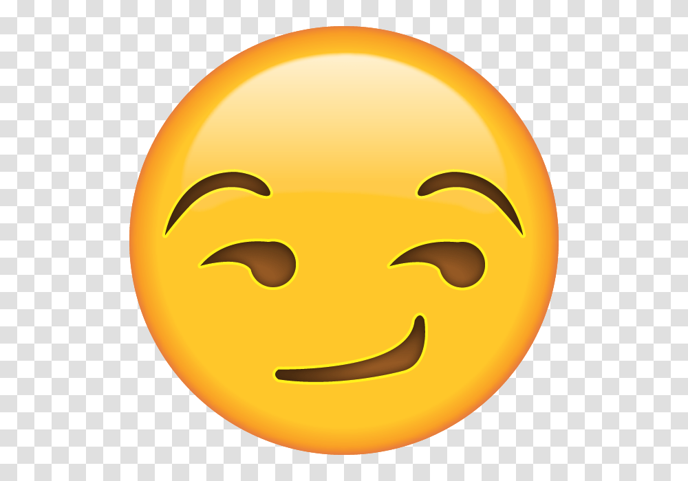 Download Smirk Face Emoji Emoji Island, Logo, Food, Label Transparent Png