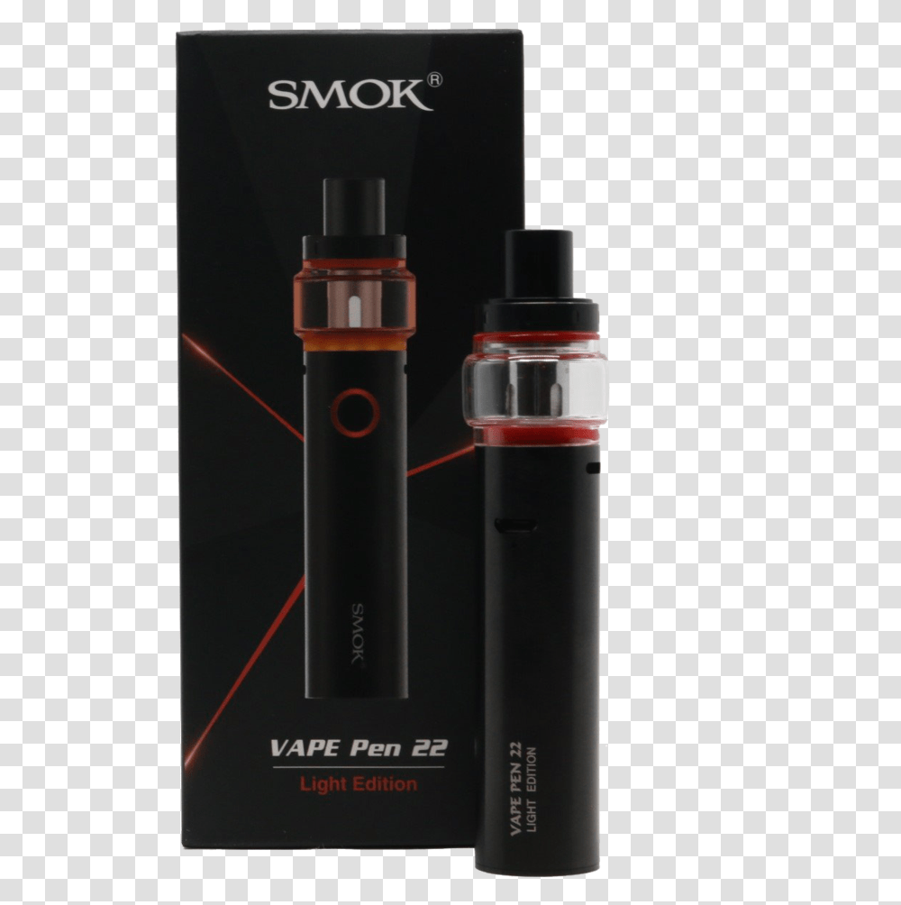Download Smok Vape Pen 22 Light Edition Smok, Cylinder, Lighter, Bottle, Machine Transparent Png