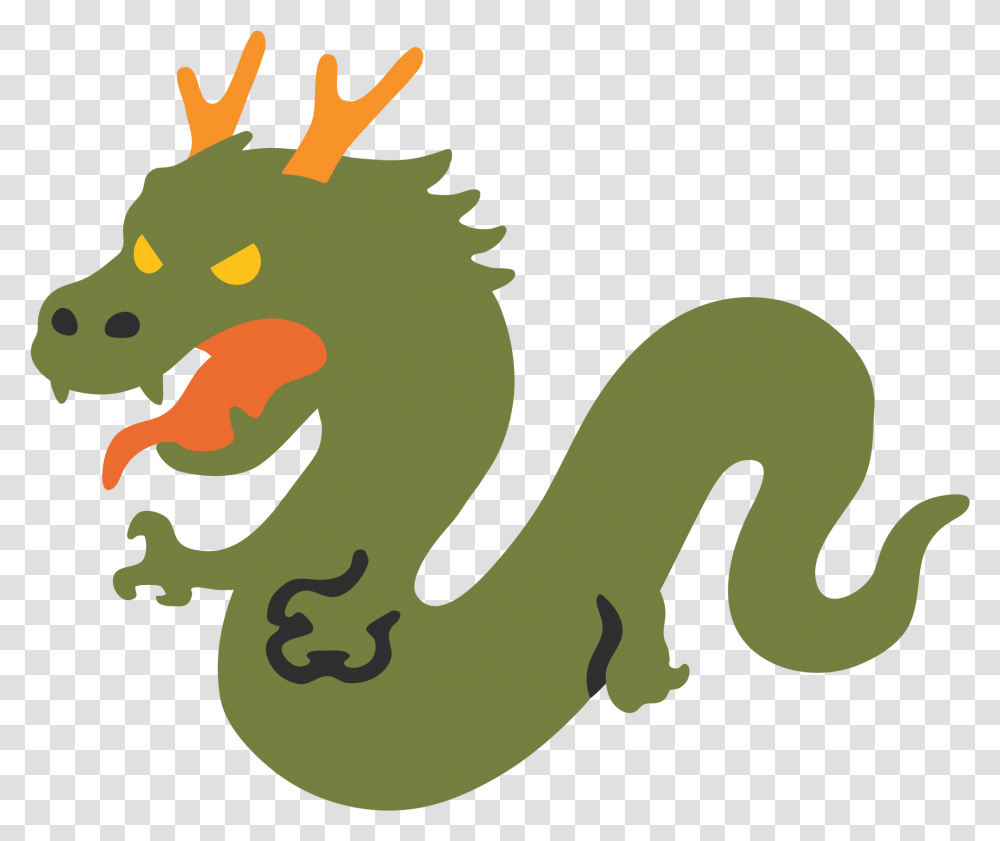 Download Snake Dragon Emoji Transparent Png