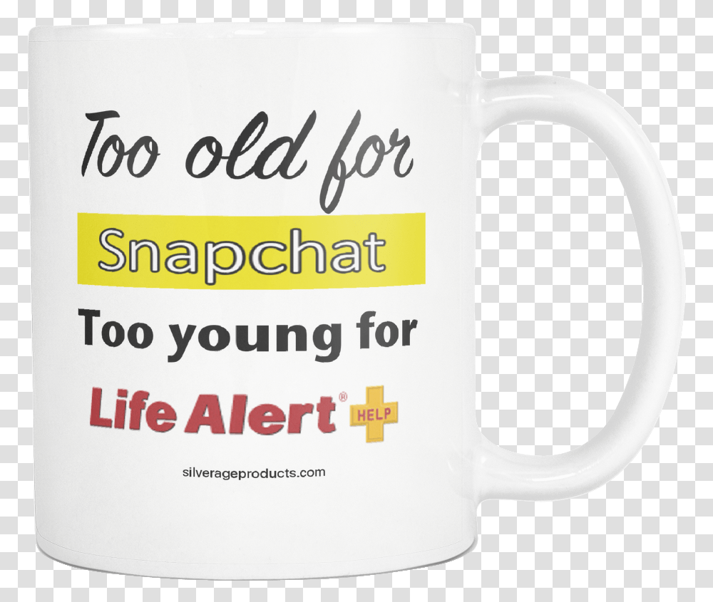 Download Snapchat 50th Birthday Gift Life Alert, Coffee Cup Transparent Png