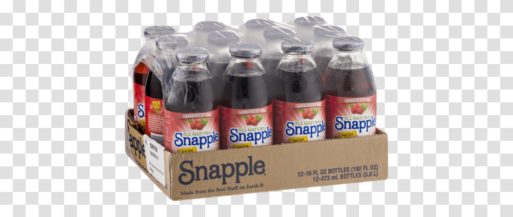 Download Snapple Raspberry Tea Snapple, Soda, Beverage, Drink, Coke Transparent Png