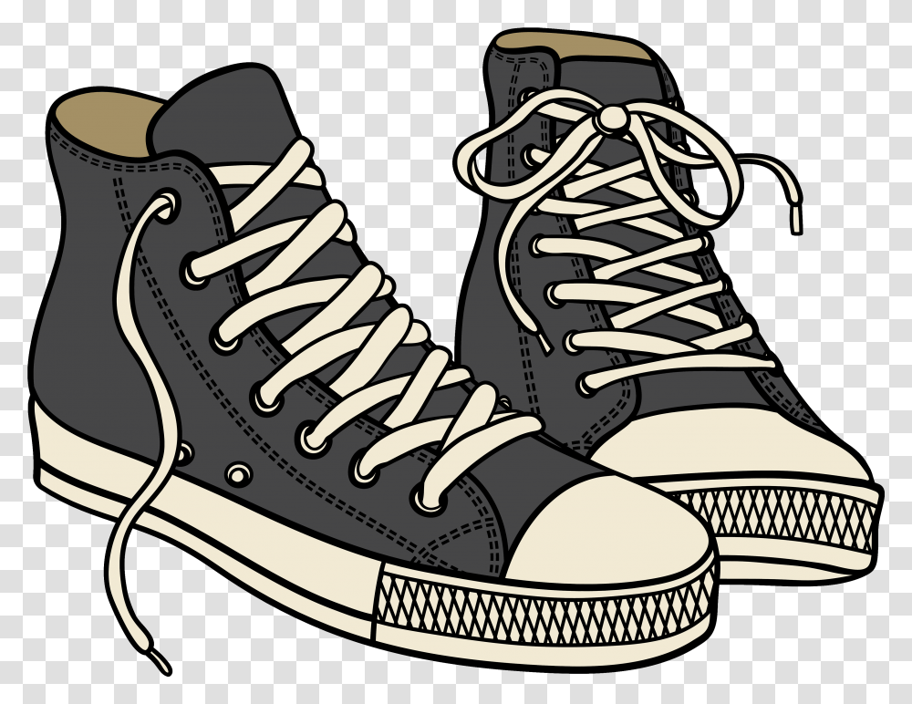 Download Sneaker Clipart Shoes Clipart, Clothing, Apparel, Footwear, Running Shoe Transparent Png