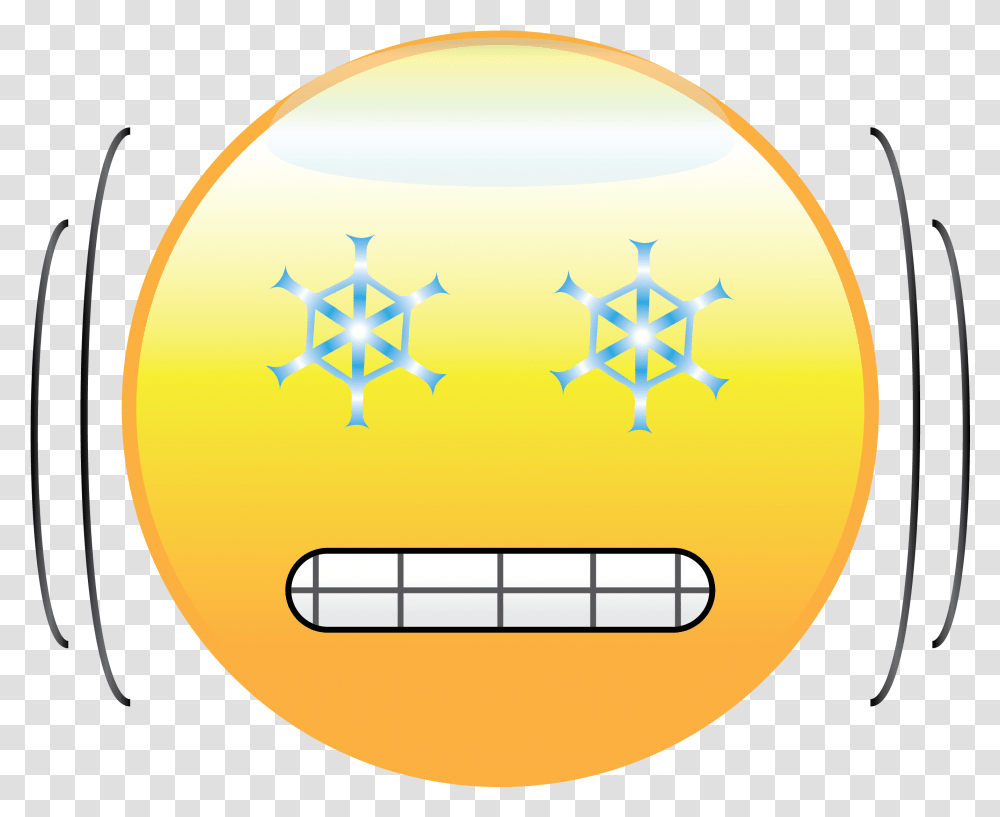 Download Snow Eye Emoji Circle Hd Download Uokplrs Circle, Nuclear, Gold, Egg, Food Transparent Png