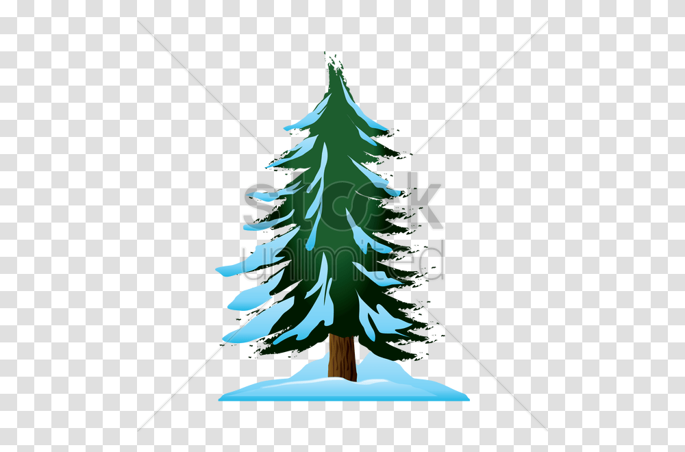 Download Snow Pine Trees Icon Clipart Christmas Tree Pine Fir, Plant, Ornament Transparent Png