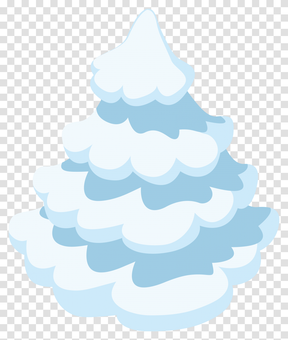 Download Snowy Tree Image With, Plant, Wedding Cake, Dessert, Food Transparent Png