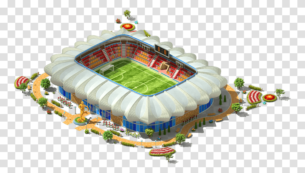 Download Soccer Field L2 Stadium, Building, Arena, Toy Transparent Png