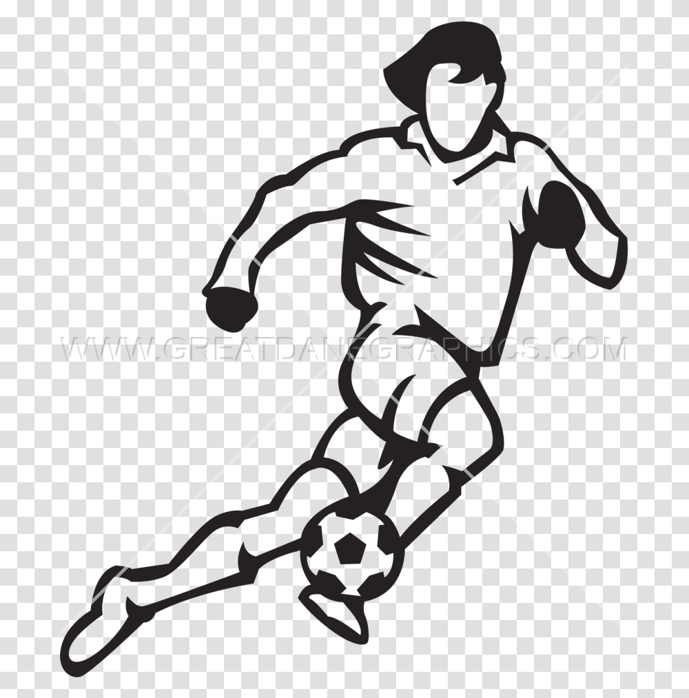 Download Soccer Player Drawing Clipart Football Player, Sport, Sports, Bow, Archery Transparent Png