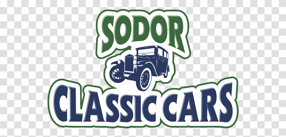 Download Sodor Classic Cars Logo Thomas Land Drayton Manor Gangster Silhouette, Vehicle, Transportation, Wheel, Text Transparent Png