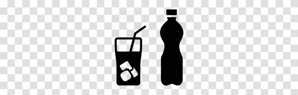 Download Soft Drink Icon Clipart Fizzy Drinks Bottle Coca Cola, Handbag, Accessories, Accessory, Silhouette Transparent Png