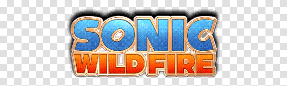 Download Sonic Wild Fire Sonic Wild Fire Logo Image Sonic Wild Fire Logo, Game, Gambling, Pac Man, Slot Transparent Png