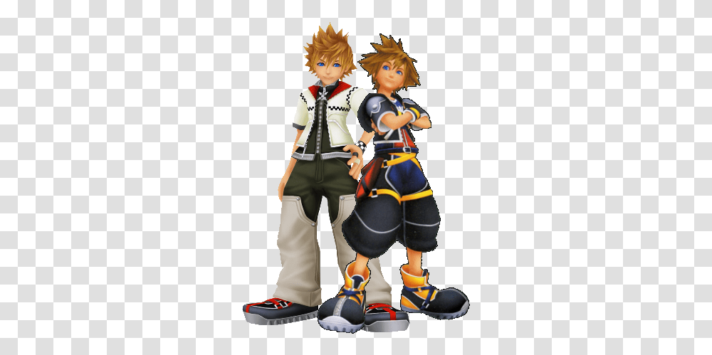 Download Sora Kingdom Of Hearts Characters, Person, Human, Figurine, Toy Transparent Png