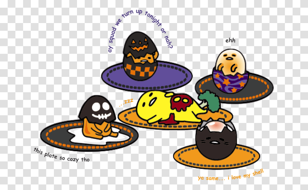 Download Source Gudetama The Lazy Egg Halloween Sanrio Gudetama Halloween, Pac Man Transparent Png