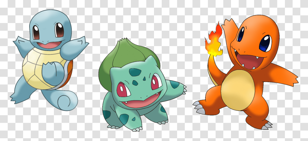 Download Source Pokemon Red And Blue Starters, Animal, Reptile, Amphibian, Wildlife Transparent Png