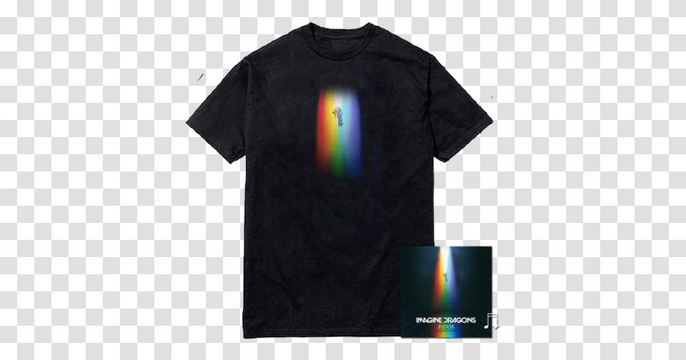 Download Souvenirtd Imagine Dragons Merch Evolve Full Unisex, Clothing, Apparel, T-Shirt, Person Transparent Png