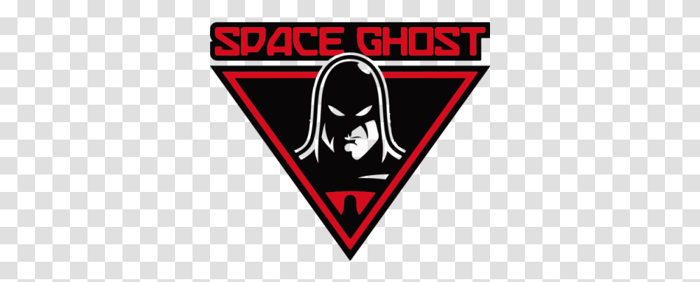 Download Space Ghost Image With No Space Ghost Logo, Symbol, Triangle, Label, Path Transparent Png