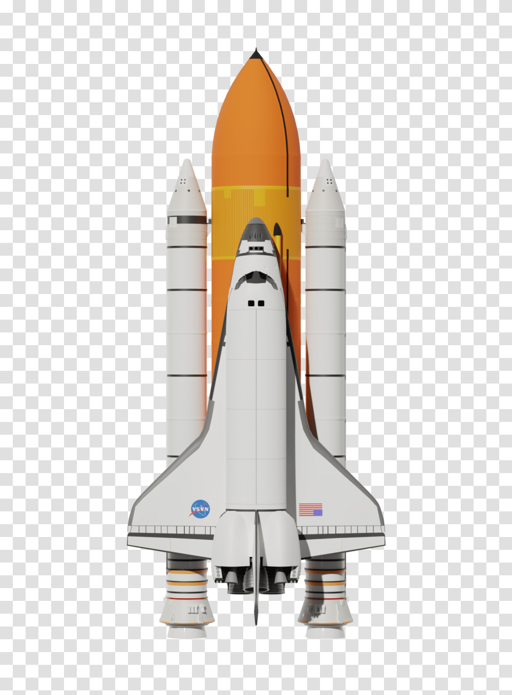 Download Space Shuttle Boosters And Fuel Tank Fuel Space Kennedy Space Center, Rocket, Vehicle, Transportation, Spaceship Transparent Png
