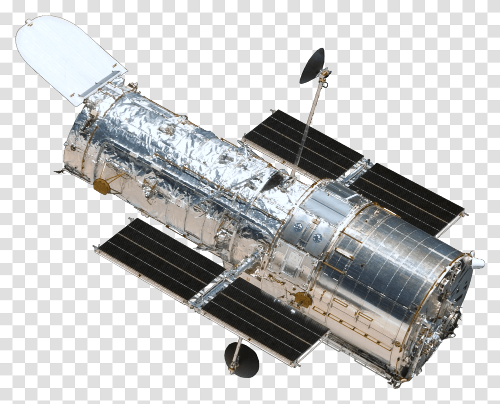 Download Space Telescope Hubble Space Telescope Background, Machine, Cylinder, Motor, Lighting Transparent Png