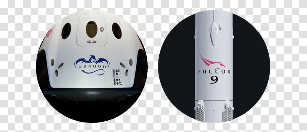 Download Spacex Dragon And Falcon Logos Spacex Dragon Logo De Spacex, Clothing, Apparel, Helmet, Crash Helmet Transparent Png