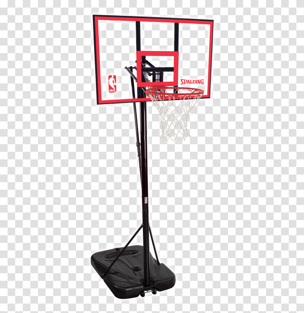 Download Spalding 44 In Portable Polycarbonate Basketball Hoop, Gas Pump, Machine, Team Sport, Sports Transparent Png