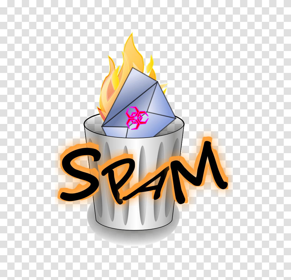 Download Spam Mail To Trash Clipart, Light, Fire, Dynamite, Bomb Transparent Png