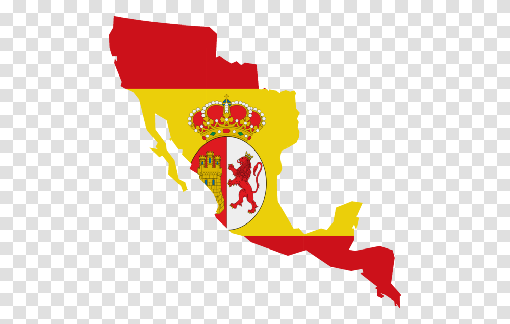Download Spanish Flag Does Spain Look Like On A Map Flag Of Spanish Empire, Plot, Text, Graphics, Art Transparent Png