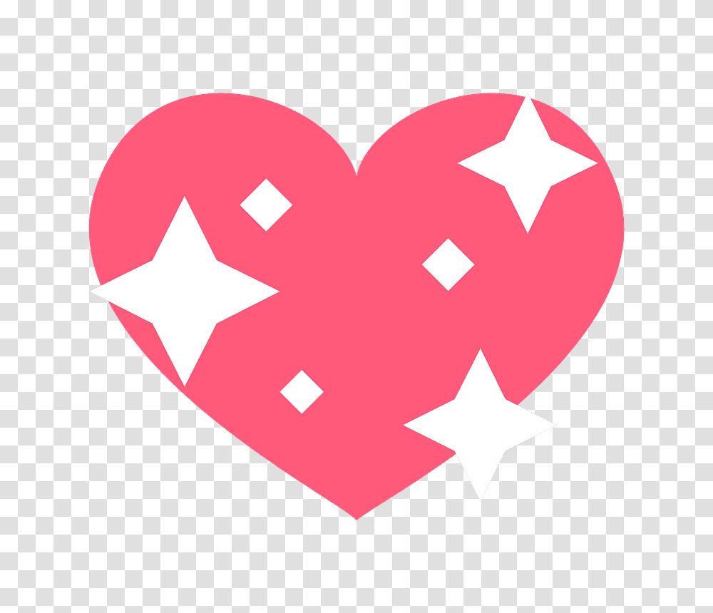 Download Sparkles Clipart Emoji Sparkling Heart Emoji Think I M Falling In Love, First Aid, Symbol, Star Symbol Transparent Png