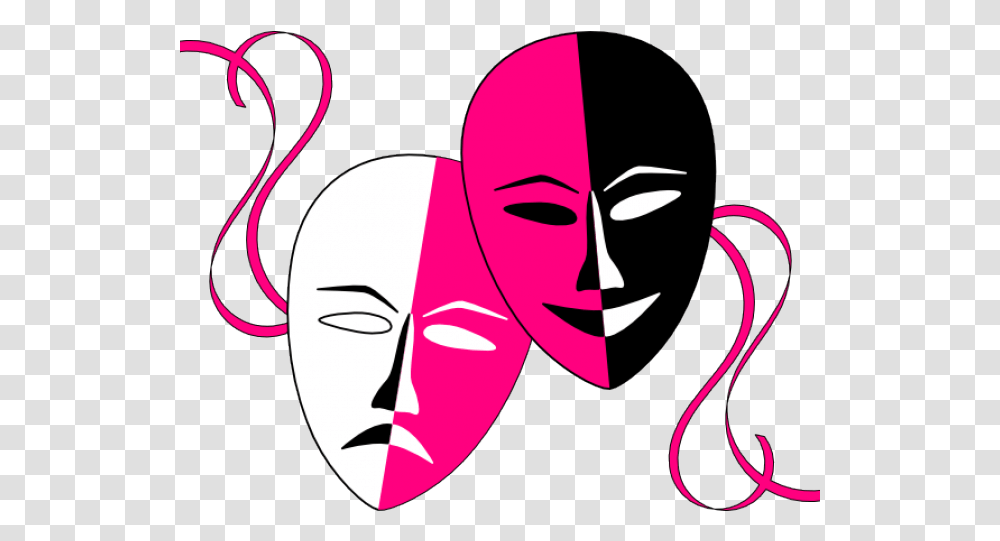Download Speech And Drama Image Theatre Masks, Graphics, Art, Face, Person Transparent Png