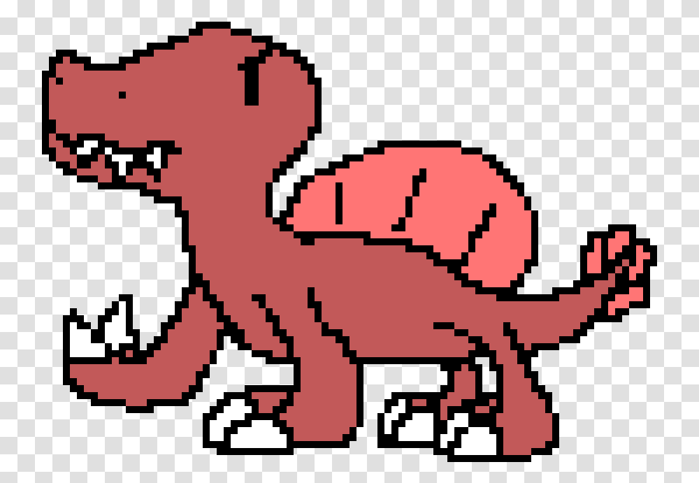 Download Spinosaurus In Pixel Art Hd Uokplrs Animal Figure, Reptile, Gecko, Lizard Transparent Png