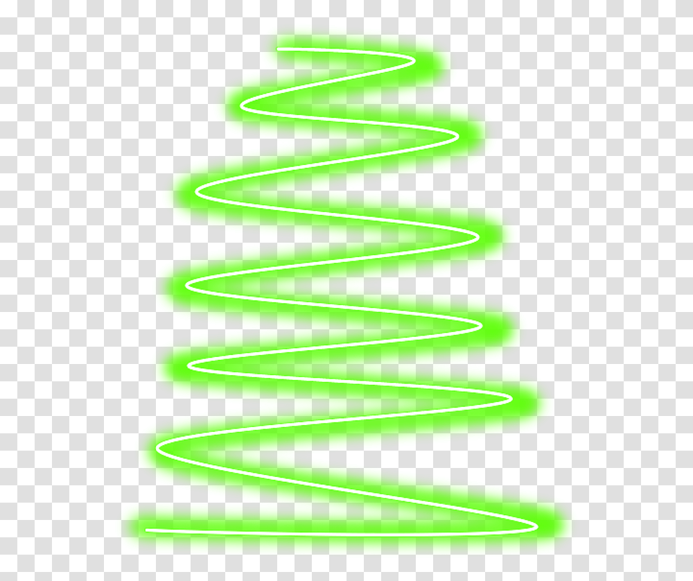 Download Spiral Line Neon Geometric Green Border Spiral Neon Picsart, Coil, Logo, Symbol, Trademark Transparent Png