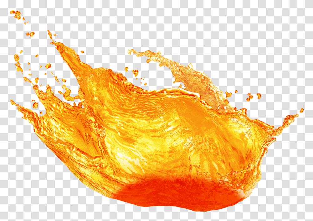 Download Splash Group Chinese Tea Kat Jdb Beer Clipart Orange Water Splash, Fungus, Bonfire, Flame, Mountain Transparent Png