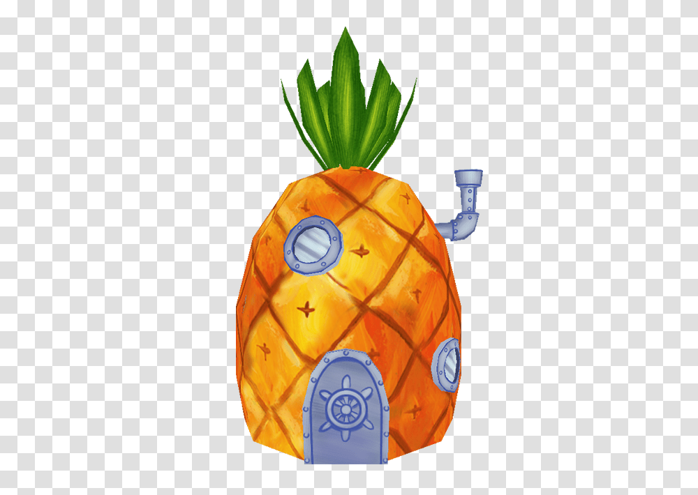 Download Spongebob Pineapple Spongebob Squarepants Spongebob Pineapple House, Plant, Carrot, Vegetable, Food Transparent Png