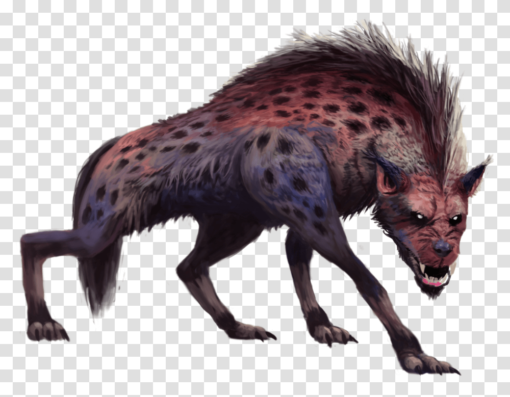 Download Spotted Hyena Giant Hyena Dungeons And Dragons Dnd 5e Giant Hyena, Bird, Animal, Mammal, Wildlife Transparent Png
