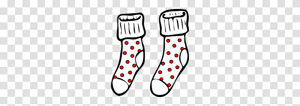 Download Spotty Socks Clipart Sock Clip Art White Product, Hand, Apparel, Stocking Transparent Png