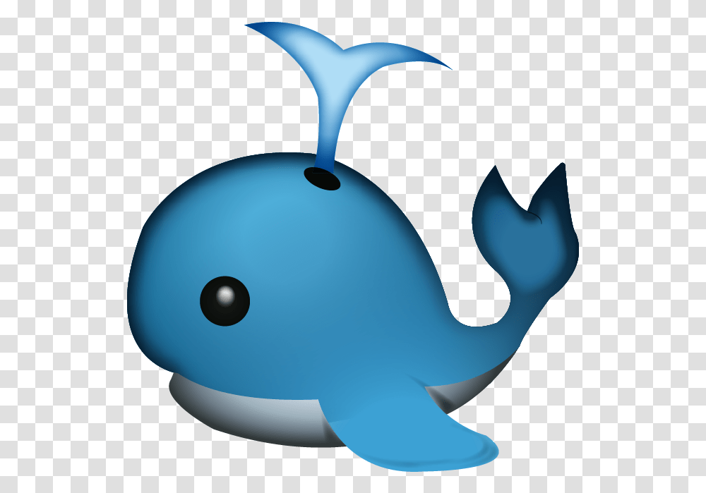 Download Spouting Whale Emoji Whale Emoji, Sea Life, Animal, Mammal, Dolphin Transparent Png