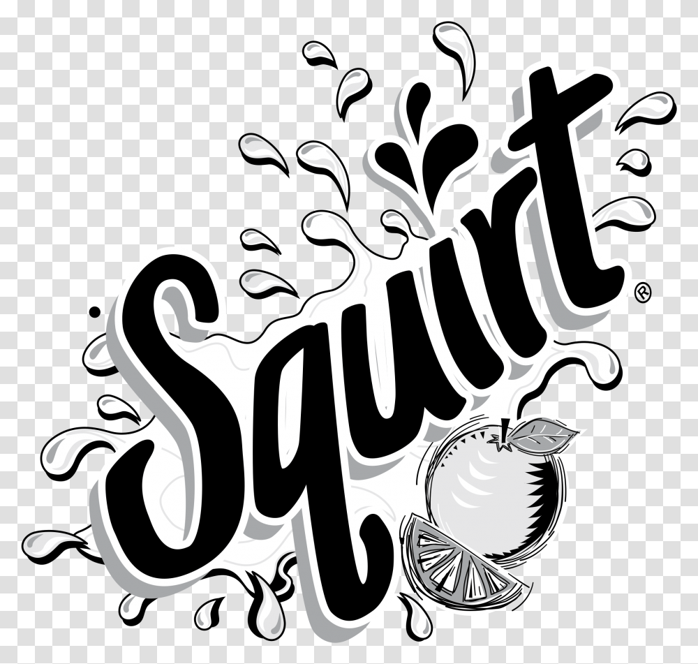 Download Squirt Logo Squirt Logo, Text, Calligraphy, Handwriting, Label Transparent Png