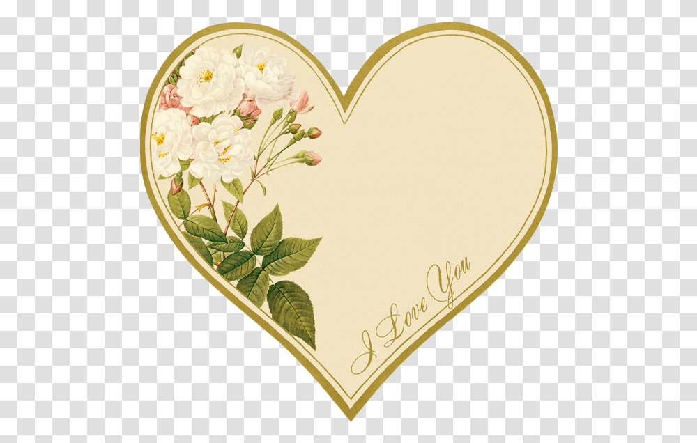 Download St Valentin Valentine Heart I Love You Pierre Joseph Redout Artwork, Flower, Plant, Blossom Transparent Png