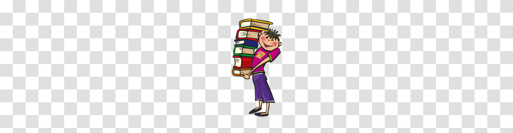 Download Stack Of Books Category Clipart And Icons, Costume, Person, Manga Transparent Png
