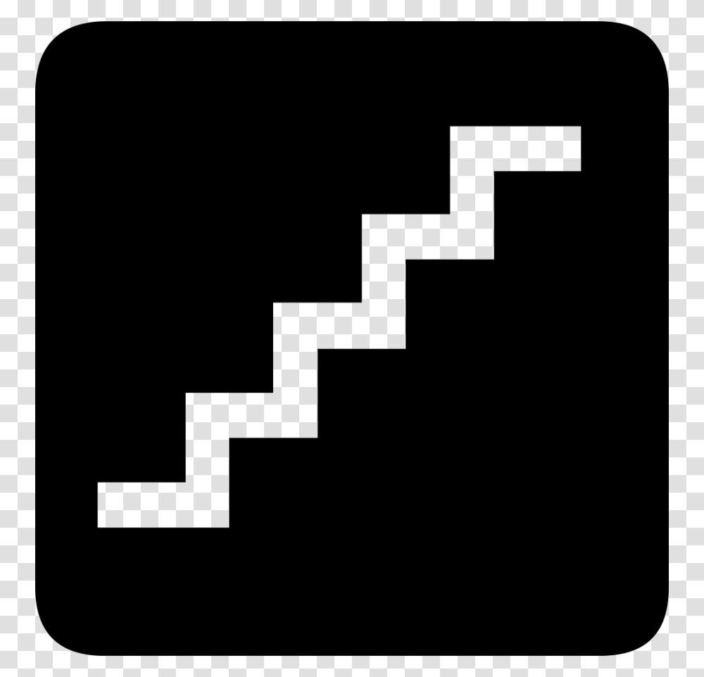 Download Stairs Symbol Clipart Staircases Ada Signs Black, Cross Transparent Png