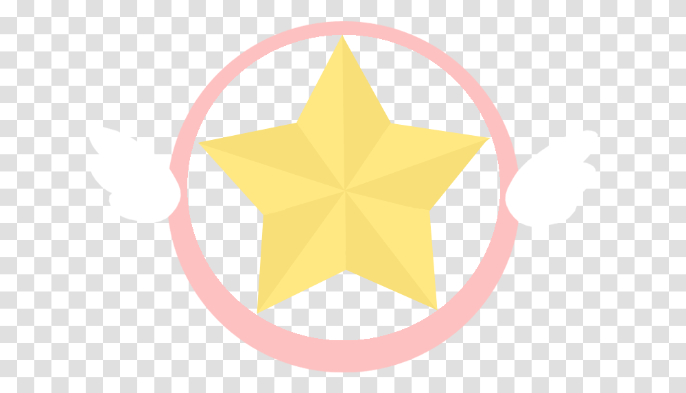 Download Star Banner Sakura Card Captor Star, Symbol, Star Symbol, Gold Transparent Png