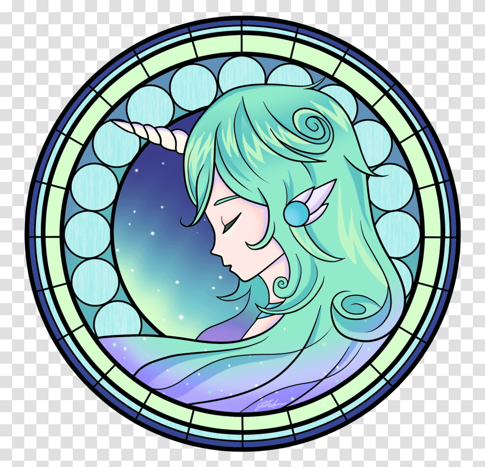 Download Star Guardian Soraka Star Guardian Icon, Art, Stained Glass, Painting Transparent Png